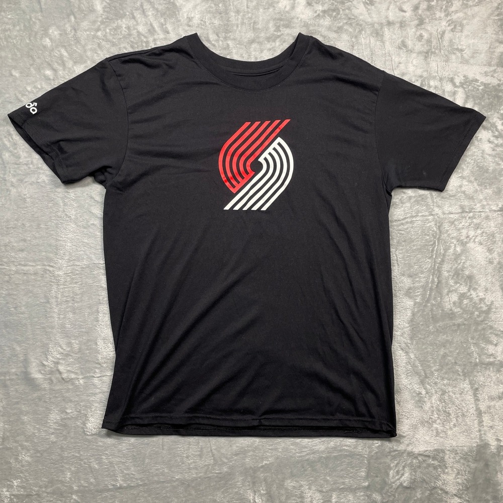 Gildan Performance Portland Trail Blazers Kids Large Black NBA Graphic‎ T-Shirt